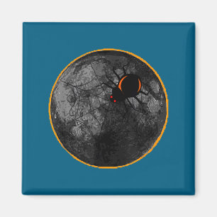 Íman Com Na Teia De Aranha Aranha Lua Solar