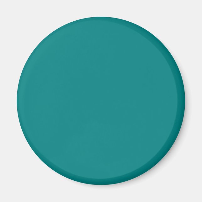 Íman Com Nada Nele, Exceto Cor - Verde Azul (Frente)