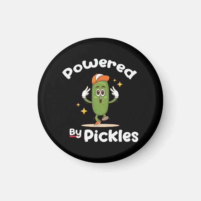 Íman Com Poder de Picles Comida Picles Engraçado (Frente)
