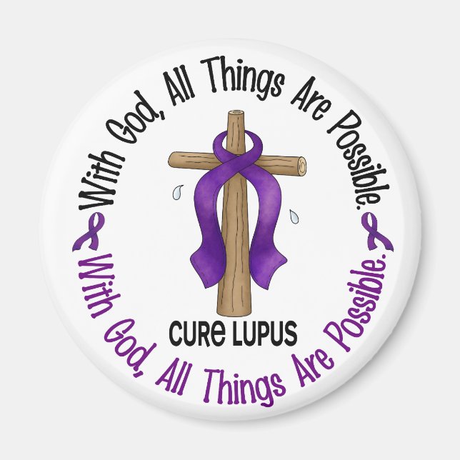 Íman COM T-Shirts E presentes em Lúpus CRUZADO DE DEUS (Frente)