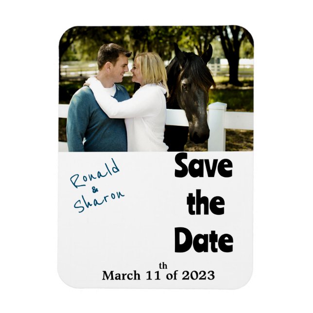 Íman Com uma foto (Vertical)