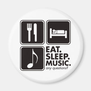 Íman Coma a música do sono - preto
