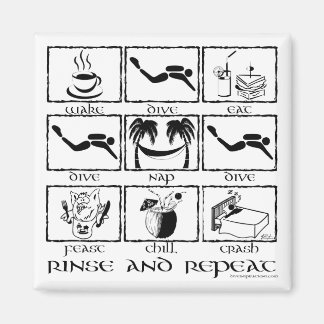 Íman Coma a unidade de repouso e repita