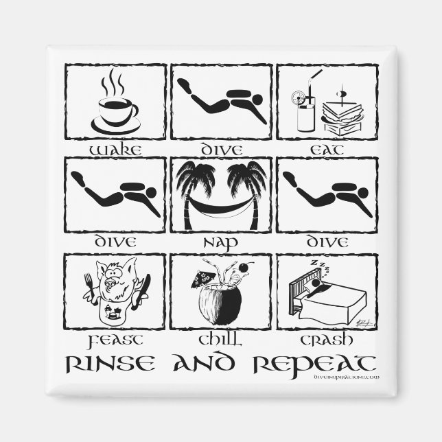 Íman Coma a unidade de repouso e repita (Frente)