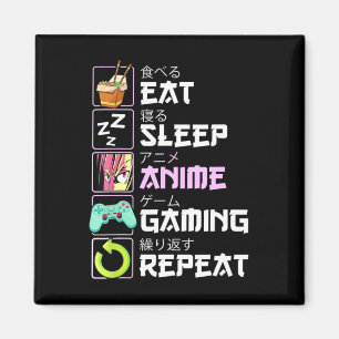 Íman Coma animação do sono Repetir animação Kawaii Otak