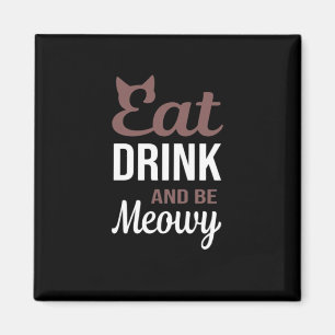 Íman Coma Beba E Seja Meowy Estilo Criativo