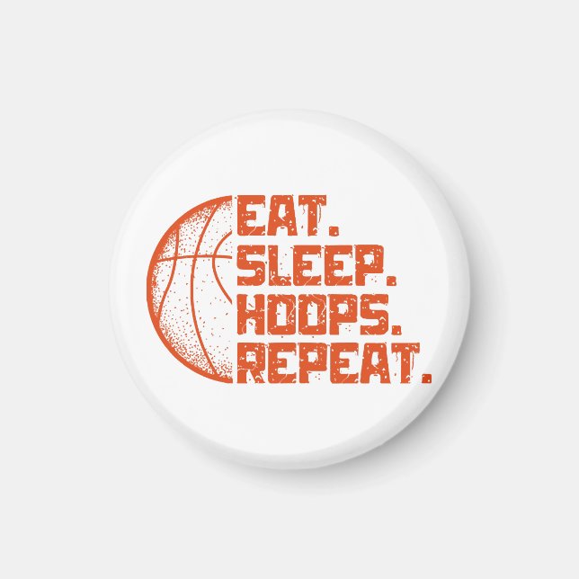 Íman Coma Dormir Hoops Repetir Cotações Engraçadas de B (Frente)