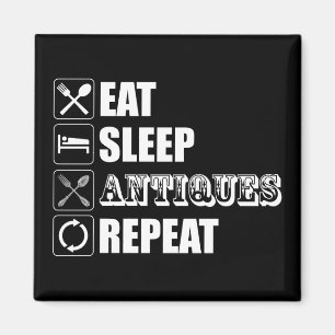 Íman Coma. Durma. Antiguidades. Repetir