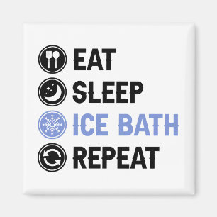 Íman Coma Gelo Do Sono Bath Wim Seu Chá Frio Iceman
