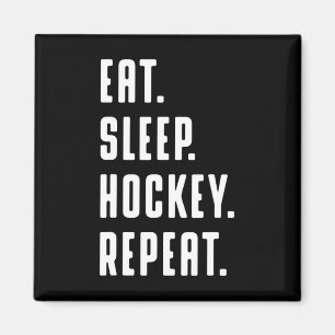 Íman Coma Hockey Com Sono Repetir Gráfico Engraçado Par