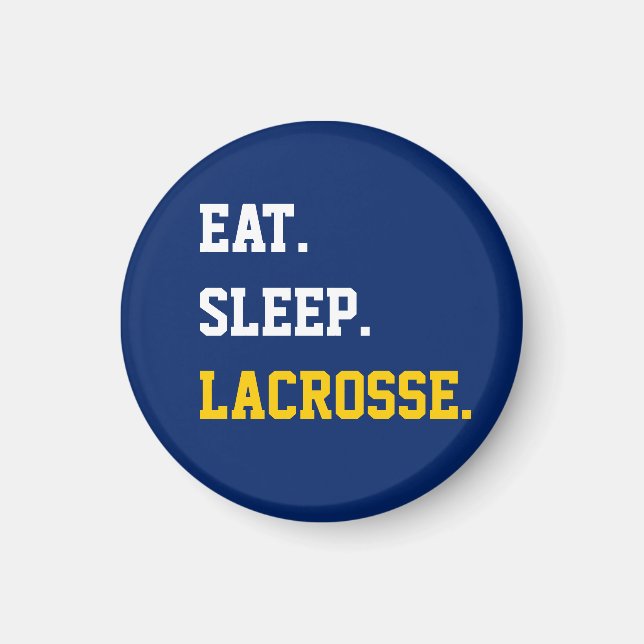 Íman Coma Lacrosse no Sono (Frente)