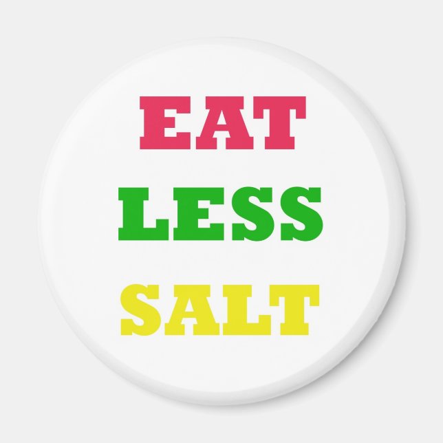 ÍMAN COMA MENOS SAL (Frente)