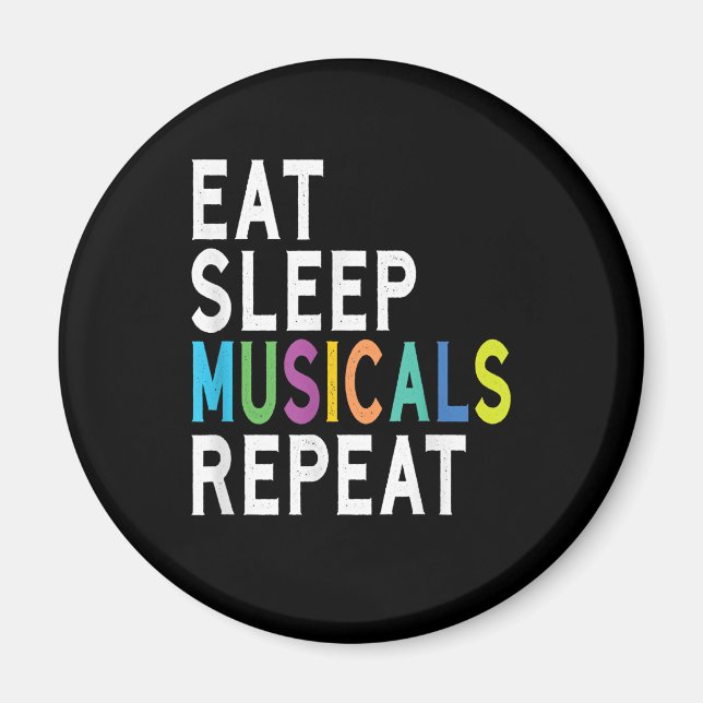 Íman Coma Musicais Do Sono Repetem, Presentes De Ação D (Frente)