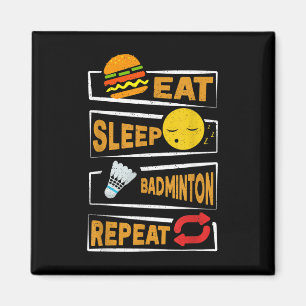 Íman Coma o Badminton do Sono Repetir _ Brincadeira Jog
