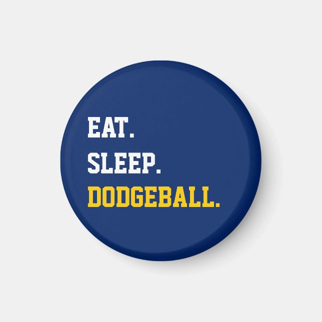 Íman Coma o Dodgeball do Sono (Frente)