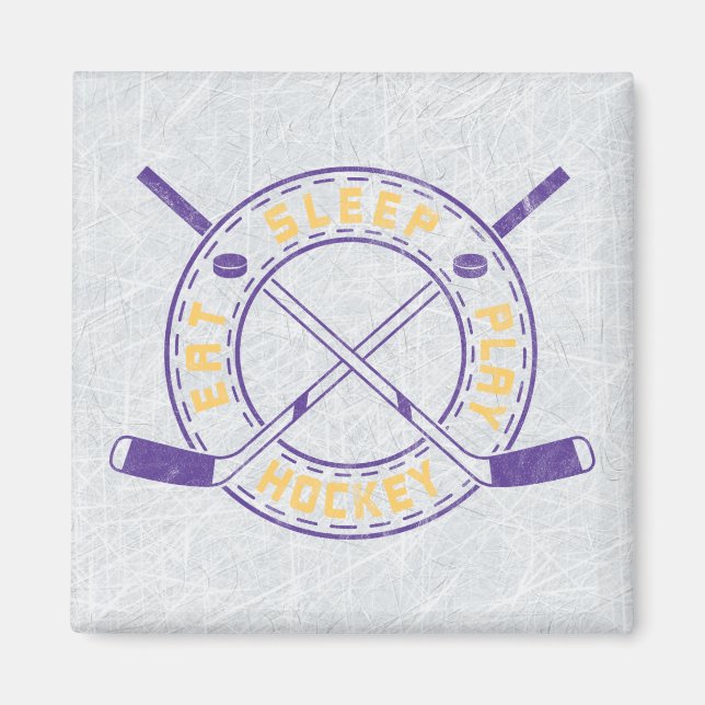 Íman Coma o Hockey da Brincadeira do Sono (Frente)