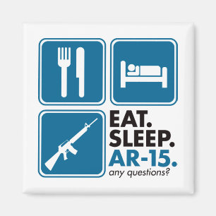 Íman Coma o sono AR-15 - azul
