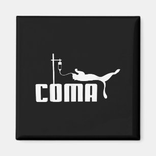 Íman Coma Para Homens Engraçado Sarcasmo Humor Icônico 