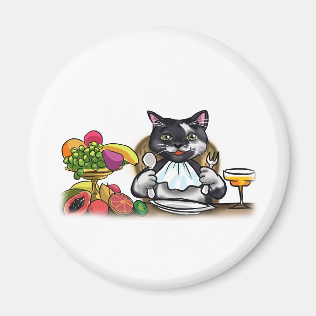 Íman Coma refeições saudáveis (Frente)