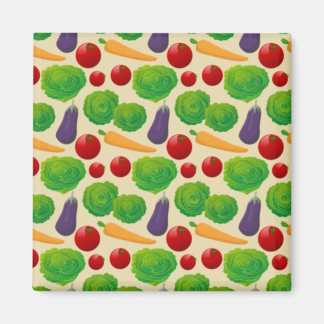 Íman Coma seus vegetais (Frente)