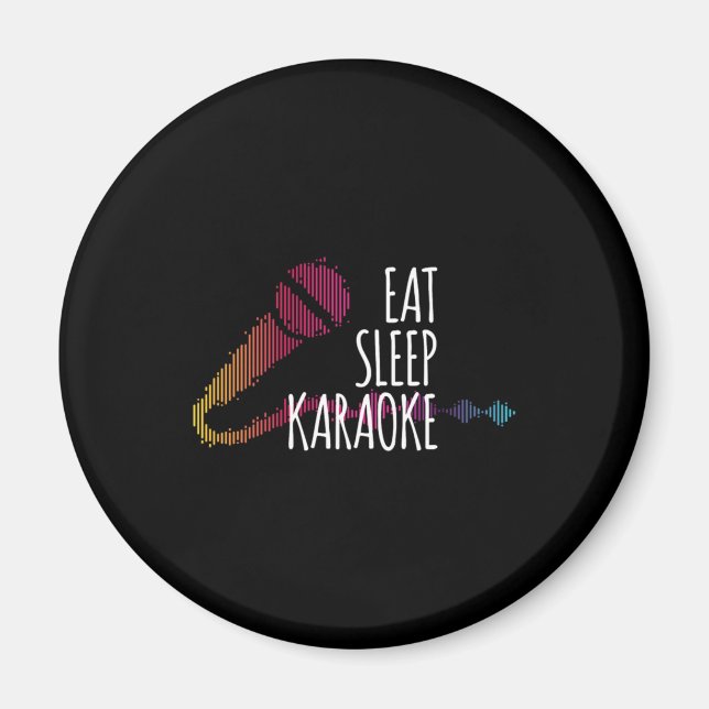 Íman Coma Sleep Karaoke Microphone Music Gift (Frente)