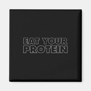 Íman Coma Sua Proteína Proteína Construção Músculo Fitn