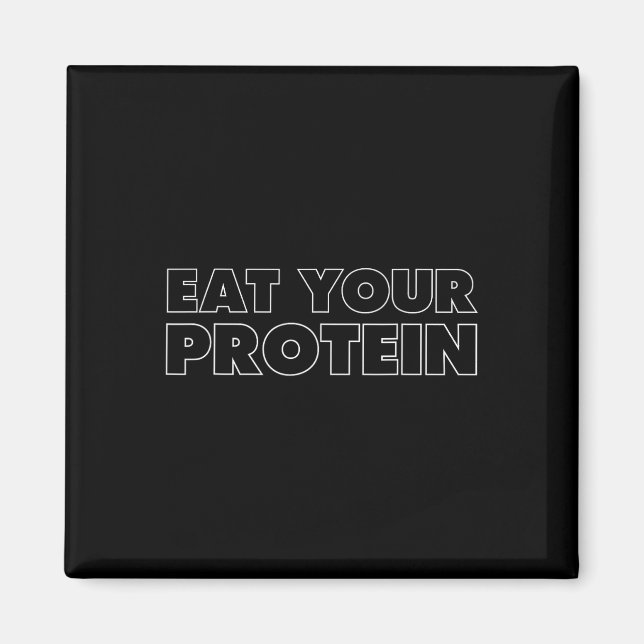 Íman Coma Sua Proteína Proteína Construção Músculo Fitn (Frente)