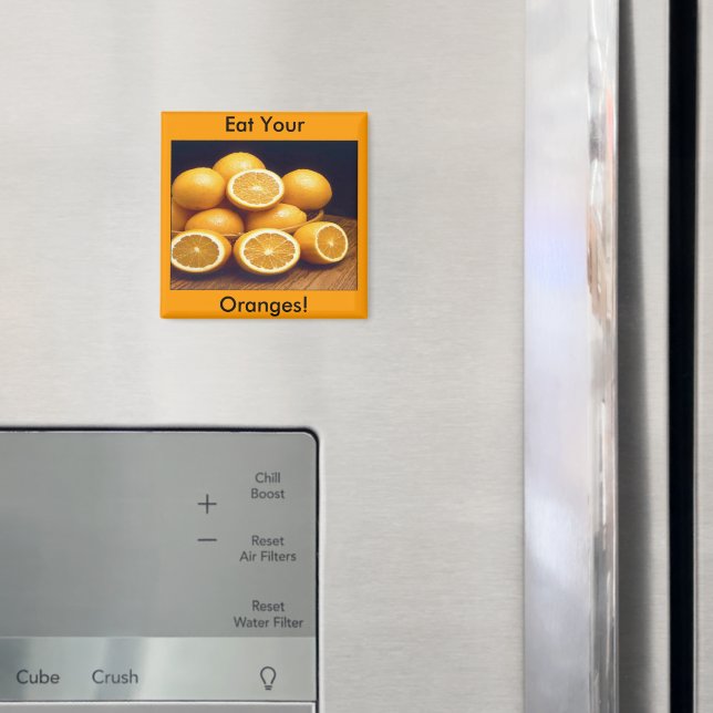 Íman Coma suas laranjas (In Situ (Fridge))