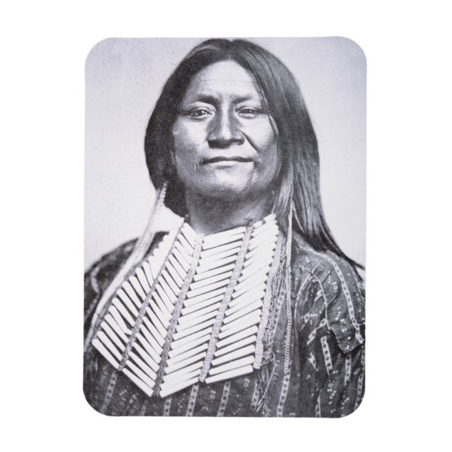 Íman Comanche Tribesman, 1872 (foto b/w) (Vertical)