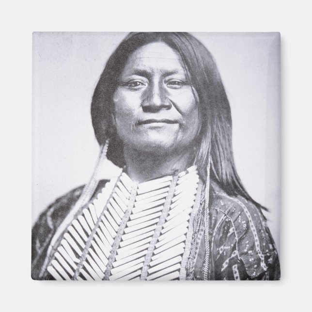 Íman Comanche Tribesman, 1872 (foto b/w) (Frente)