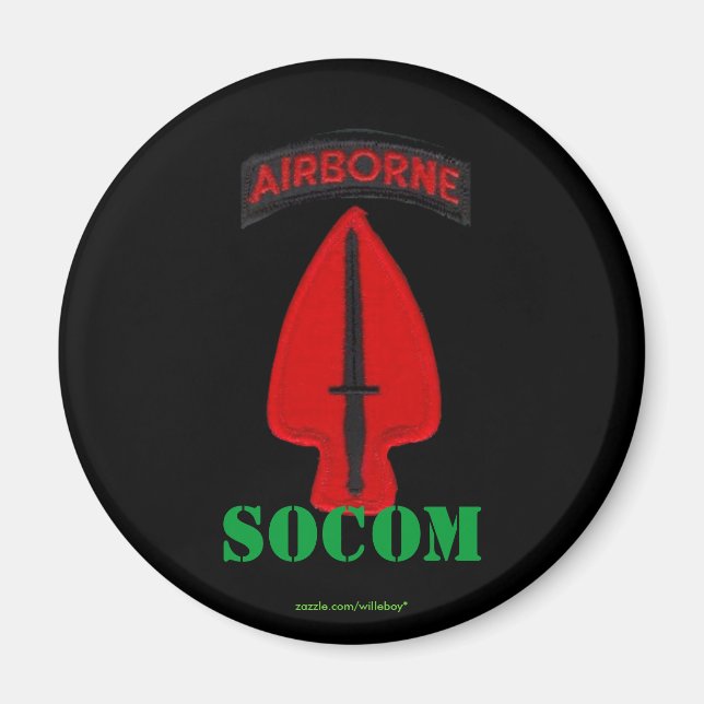 Íman comando de operações especiais socom soc patch Mag (Frente)