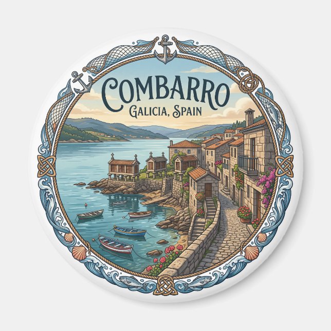 Íman Combarro Poio Espanha (Frente)
