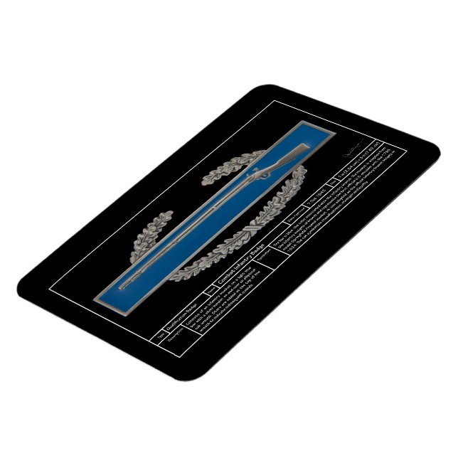 Íman Combater Crachá de Infantaria Técnica (Left Side)