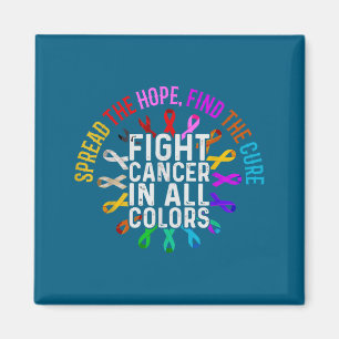 Íman Combater o Câncer Todas as Cores Design