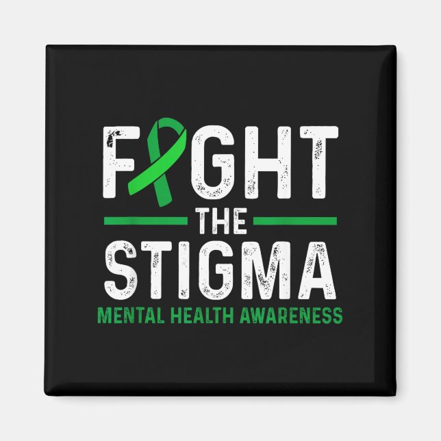 Íman Combater O Estigma Conscientização da Saúde Mental (Frente)