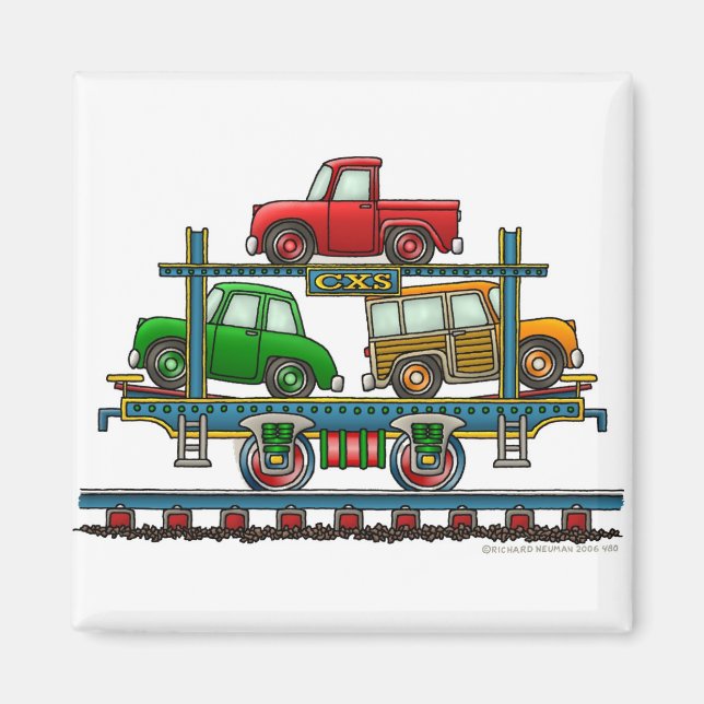 Íman Comboio Automático Carrier Car-Railroad Magnets (Frente)