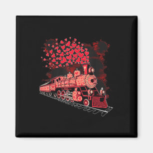 Íman Comboio-dia de os namorados Estrada-férrea Heart T