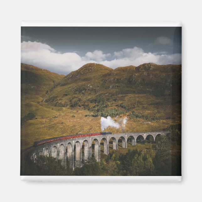 Íman Comboio em Glenfinnan Viaduct, Escócia (Frente)