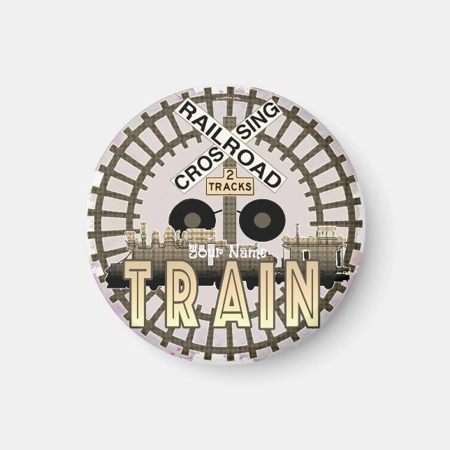 Íman Comboio Ferroviário Antigo (Frente)