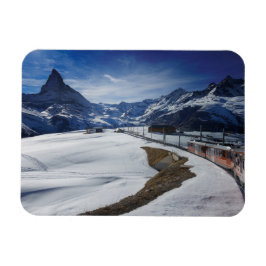 Íman Comboio ferroviário de Gornergrat e Matterhorn em