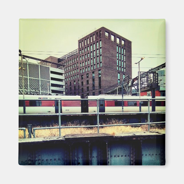 Íman Comboio na estação (Frente)