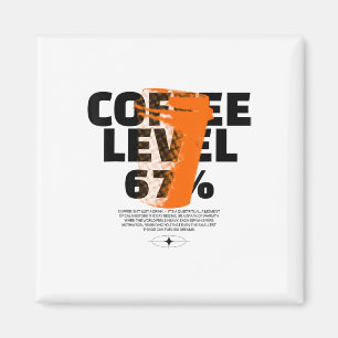 Íman Combustível Matinal Café Retro 67 Xícara Motivação