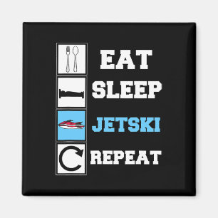 Íman Come Sleep Jetski Repete Jet Ski Engraçado