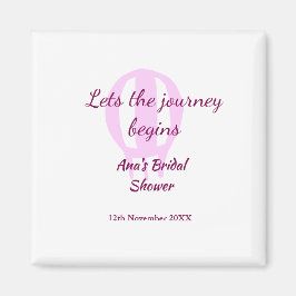 Íman começa a jornada presente de chá de panela adicion