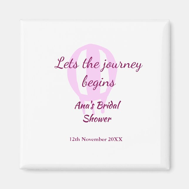 Íman começa a jornada presente de chá de panela adicion (Frente)