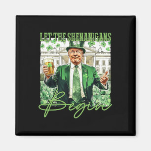Íman Começam as Trapaças Trump Dia de São Patrício 