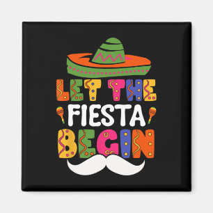 Íman Comece A Festa Divertida Cinco De Mayo Mexicana M