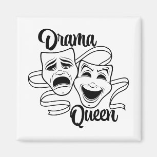 Íman Comédia E Teatro Tragédia Máscara O Drama Rainha N