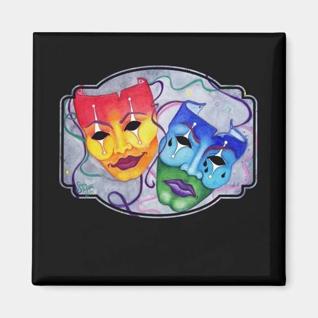 Íman Comédia e Tragédia (Frente)