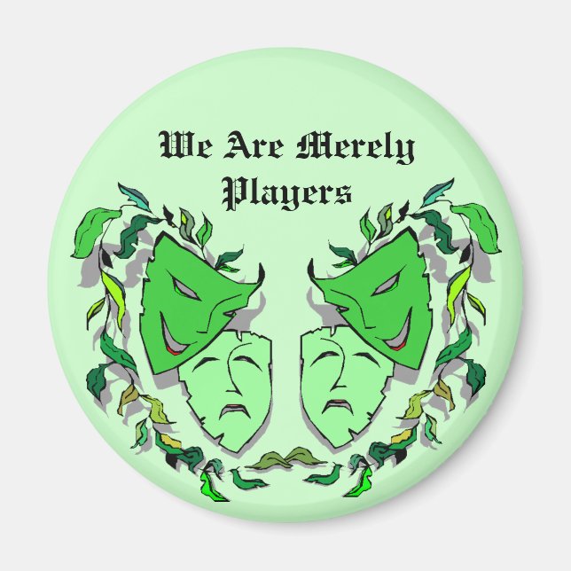 ÍMAN COMEDY & TRAGEDY DRAMA MÁSCARA O TEATRO (Frente)